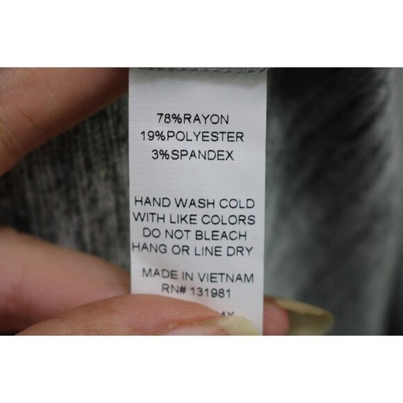 Naif 3/4 Sleeve Cowl Neck Tunic-Size 1X-New with Tags-Very Soft - Picture 6 of 8